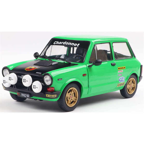 Solido 1:18 Scale Autobianchi A112 MK.5 Abarth Green 1980
