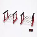 LCD  1:18th Scale Hood Holder Semi-Gloss Red (x2)