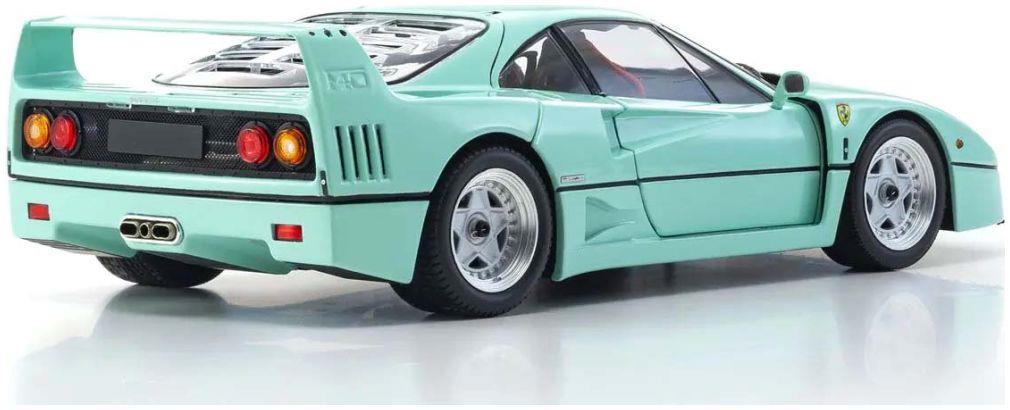 Kyosho 1:18 Scale Ferrari F40 Mint Green 1987 Die-Cast Collection