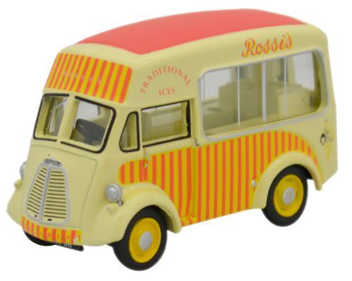 Oxford Diecast 1:76 Scale Morris J Ice Cream Van - Rossi's