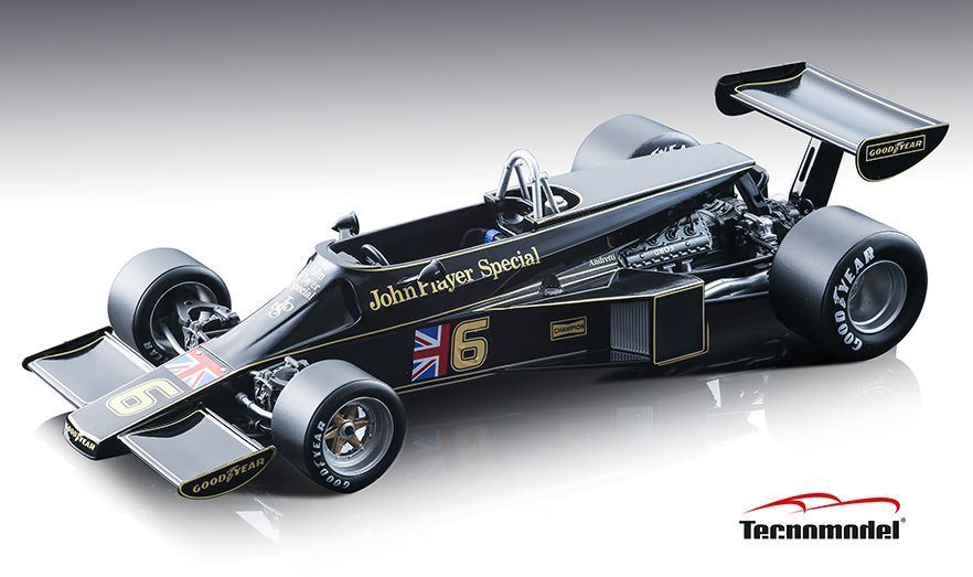 Tecnomodels� 1:18 Scale Lotus 77 F1 1976 Brazilian GP #6 Mario Andretti