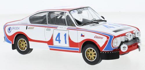 IXO 1:24 Scale Skoda 130 RS #41 Rallye WM Rallye Acropolis S.Kvaizar/J.Kotek 1979