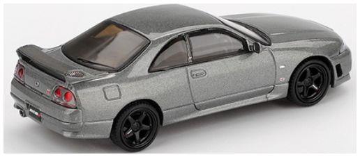 Truescale MiniGT 1:64th Scale Nissan Skyline GT-R Dark Metal Grey (Nismo BCNR33 CRS Version) (RHD) Blister