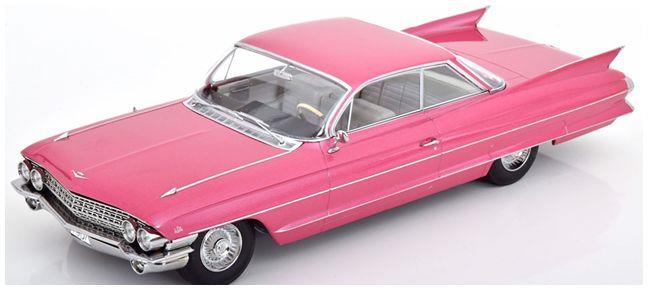 Kk Scale 1:18 Scale Cadillac Series 62 Coupe DeVille 1961 Pink Metallic