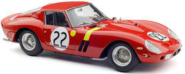 CMC 1:18 Scale Ferrari 250 GTO LHD Chassis #3757 3rd 24h France 1962 Beurlys Elde #22 Nick Mason