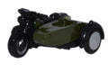 Oxford Diecast 1:148 Scale Motorcycle and Sidecar 34th Armoured Briga
