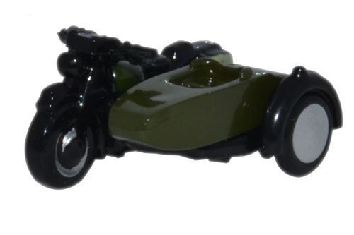 Oxford Diecast 1:148 Scale Motorcycle and Sidecar 34th Armoured Briga