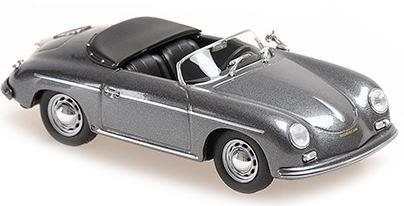 Minichamps 1:43 Scale Porsche 356 A Speedster 1956 Grey Metallic