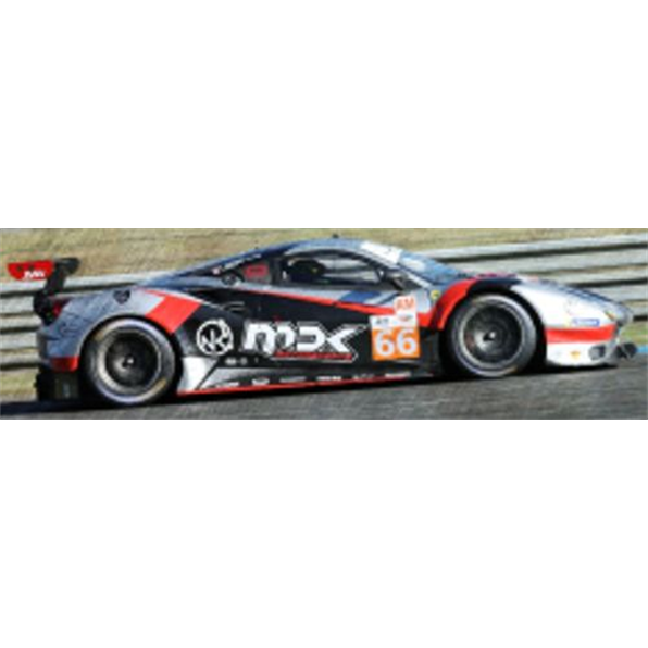 Looksmart 1:43 Scale Ferrari 488 GTE EVO #66 JMW Motorsport 24H Le Mans 2022 v.d.Zande/Kvamme/Hart