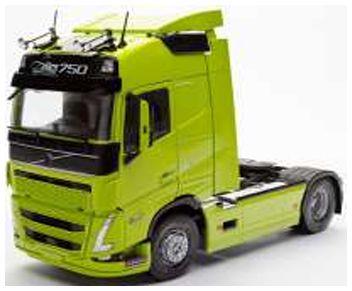 Solido 1:24 Scale Volvo Trucks FH Gobetrotter XL Neon Green 2023