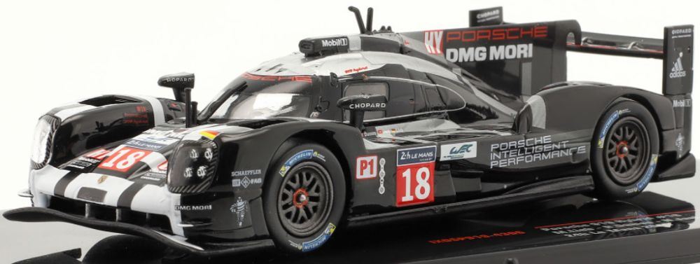 IXO 1:43 Scale Porsche 919 Hybrid #18 Pole Position 24h Le Mans 2015 Lieb/Dumas/Jani