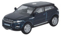 Oxford Diecast 1:76 Scale Range Rover Evoque 2 Dr - Baltic Blue
