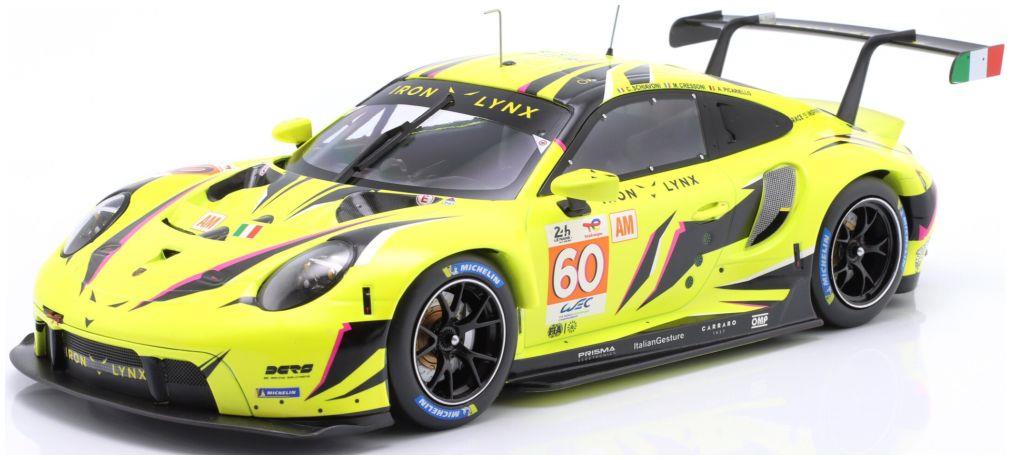 IXO  1:18th Scale Porsche 911 RSR-19 #60 24h Le Mans 2023 Iron Lynx Schiavoni/Cressoni/Picariello
