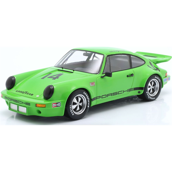 IXO 1:18 Scale Porsche 911 Carrera 3.0 RSR #14 IROC Riverside 1973 E. Fittipaldi