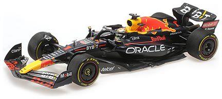 Minichamps 1:18 Scale Oracle Red Bull Racing RB18 Max Verstappen Winner Mexican GP 2022