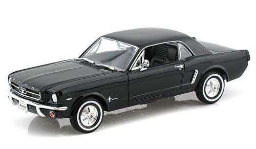 Welly 1:18 Scale Ford Mustang Coupe H/Top 1964 - Black