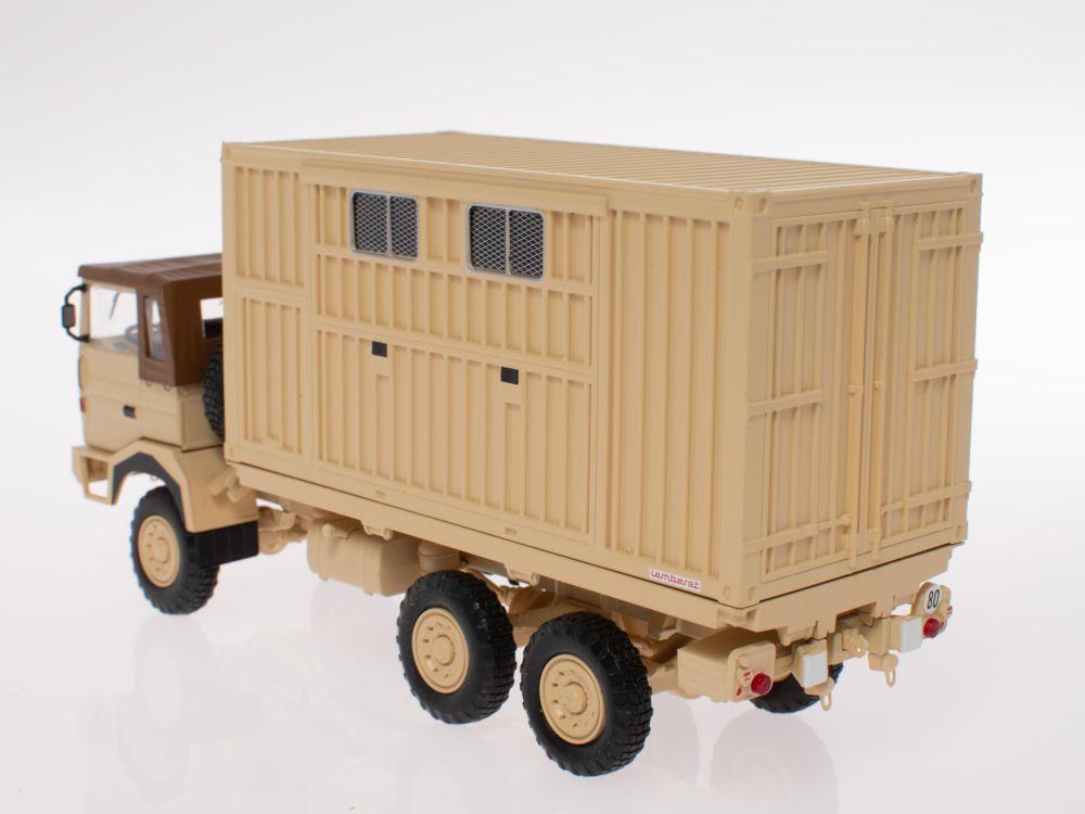 Atlas Editions 1:43 Scale Berliet GBD 6 x 6 - Sand/Brown Berliet Trucks Collection