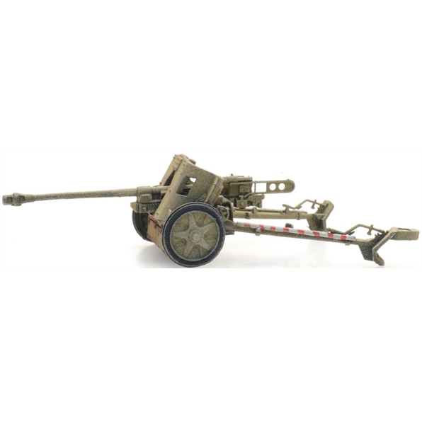 Artitec 1:87 Scale 50mm PAK 38 Afrika (WM) Ready-Made, Painted