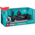 Burago 1:24 Scale Mercedes Benz AMG Petronas F1 Team 2023 Russell w/Figure