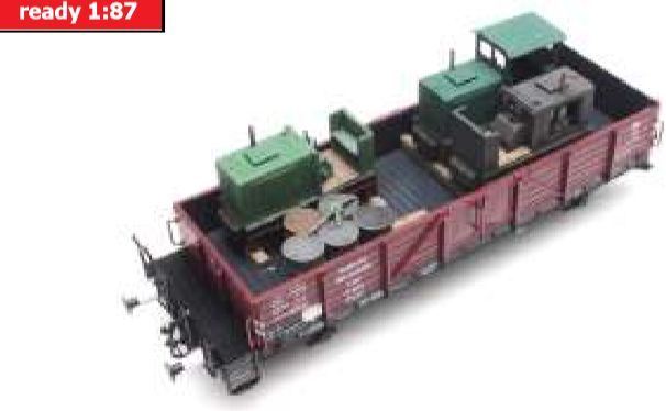 Artitec H0 Scale Cargo: Three Narrow Gauge Locomotives 1:87 Ready-Made, Painted