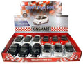 Kinsmart 1:36 Scale Fiat 500 2007 (12pcs) (3 x White/3 x Red/3 x Black/3 x Silver)