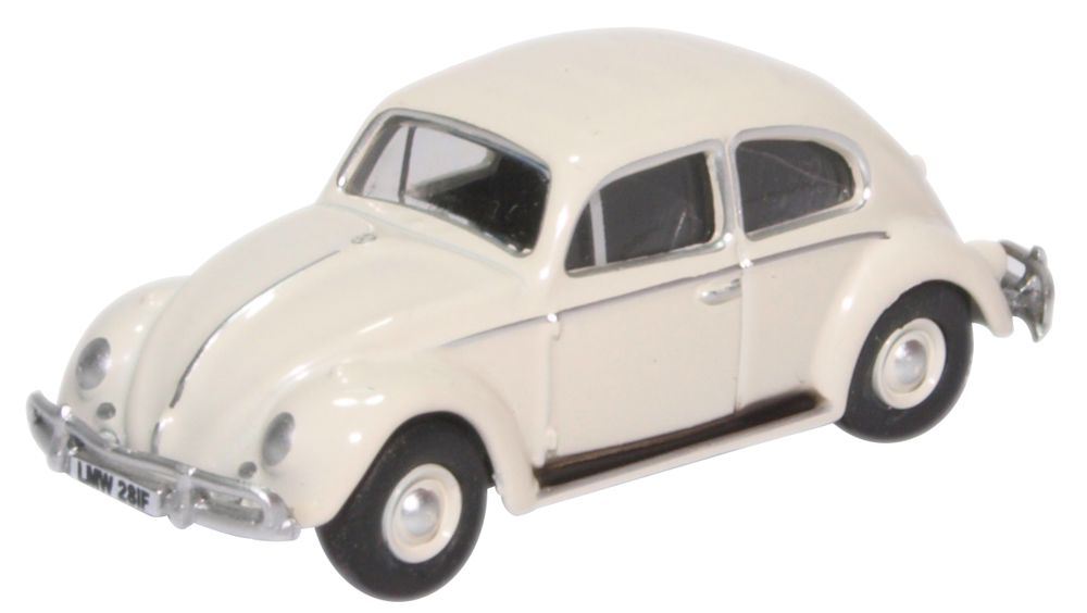 Oxford Diecast 1:76 Scale VW Beetle Lotus White