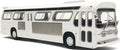 Iconic Replicas 1:43 Scale GM TDH 5303 Transit Bus Blank White
