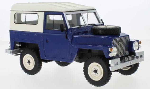Best Of Show 1:18 Scale Land Rover Lightweight Series III Dark Blue RHD 1973 Hard Top
