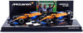 Minichamps 1:43 Scale McLaren F1 Team MCL35M 2 Car Set 1-2 Finish Ricciardo/Norris Italian GP 2021