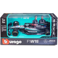 Burago 1:43 Scale Mercedes AMG W15 F1 2024 Russell Card Box