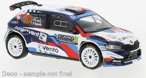 IXO 1:43 Scale Skoda Fabia Rally2 EVO #30 WRC Rally Monte Carlo 2022 F.Loix/P.Tsjoen
