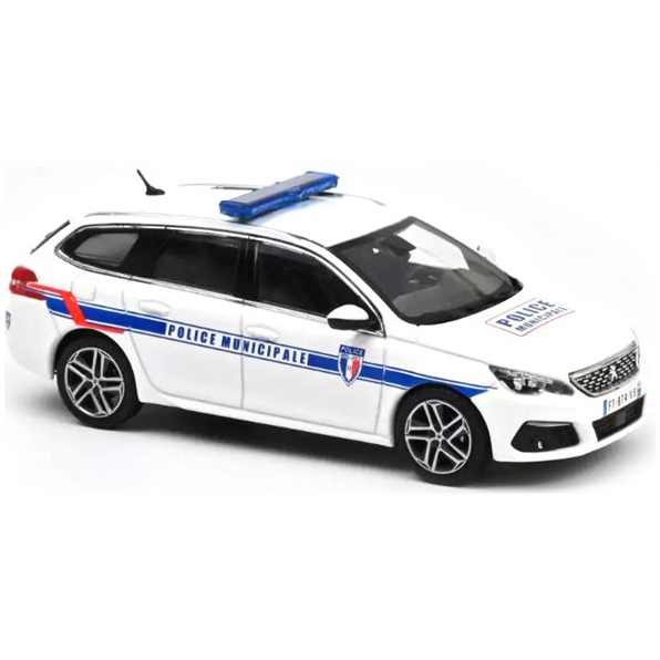 Norev 1:43 Scale Peugeot 308 SW 2018 Police Municipale