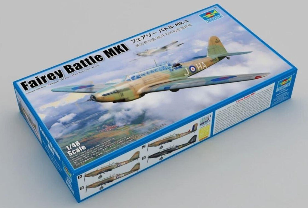 Trumpeter 05831 1:48 Scale Fairey Battle Mk.1 RAF Light Bomber 1940 AASF