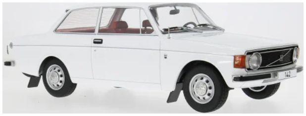 Model Car Group 1:18th Scale Volvo 142 White 1973