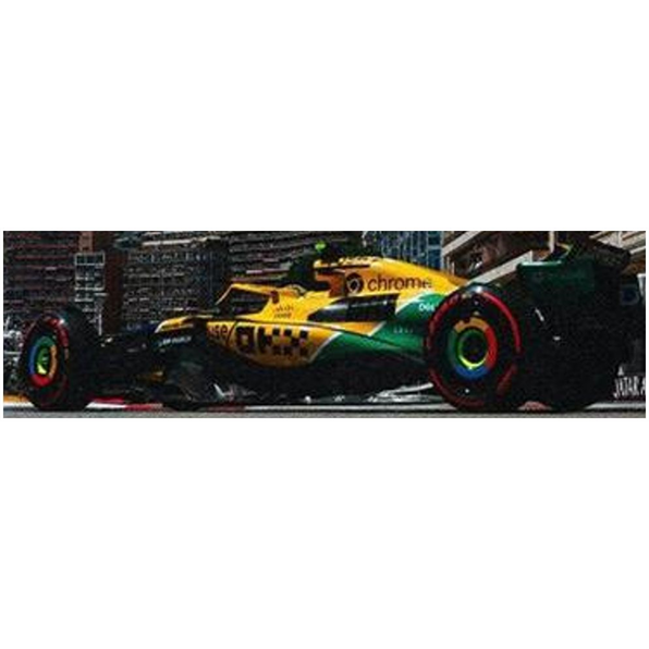 Spark 1:43 Scale McLaren F1 Team MCL38 #4 4th Monaco GP 2024 Lando Norris