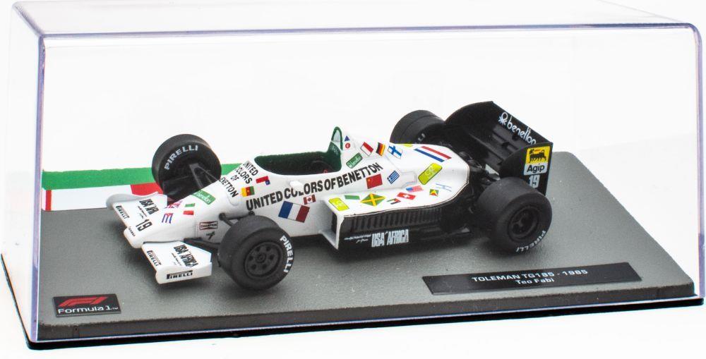 Atlas Editions 1:43 Scale Toleman TG185 - Teo Fabi - 1985 F1 Collection