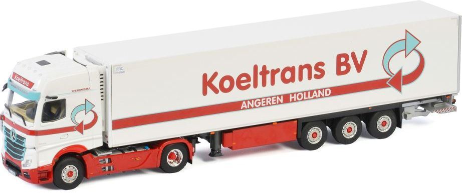 WSi 1:50 Scale Mercedes Benz Actros Giga Space 4X2 Reefer Trailer 3 Axle 'Koeltrans Angeren BV'