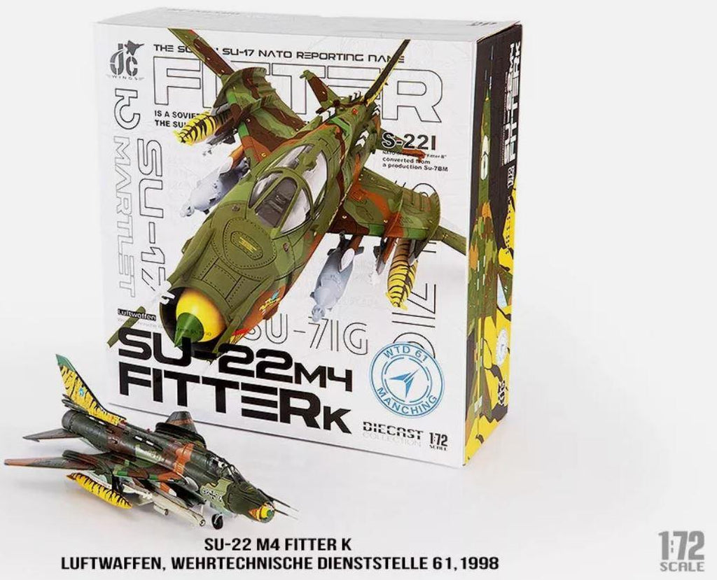 JC Wings 72SU20004 1/72 Scale SU-22M4 Fitter K German AF 1998