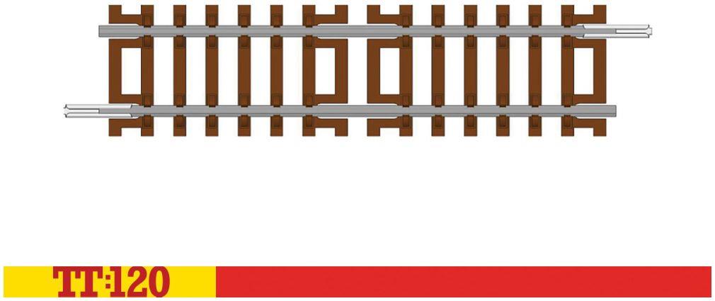 Hornby TT Scale Half Straight Track