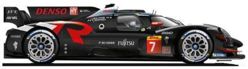 Burago 1:43 Scale Toyota Gazoo Racing WEC GR010 Hybrid #7