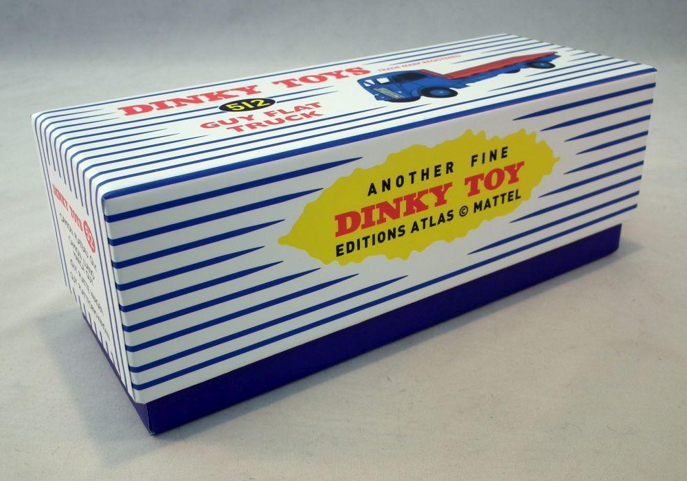 Atlas Editions   Guy Vixen Flat truck - Blue (512) Atlas reproduced 'Dinky'
