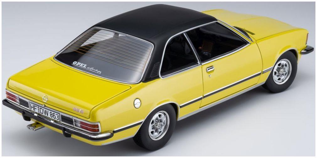 Touring Model Cars 1:18th Scale Opel Commodore B GS/E Coupe 1975 Brilliant Yellow