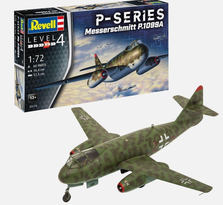 Revell 03774 1/72 Scale Messerschmitt P.1099A – P-Series Model Kit