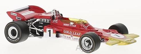 Quartzo 1:43 Scale Lotus 72D, No.1, GP France,1971 Fittipaldi