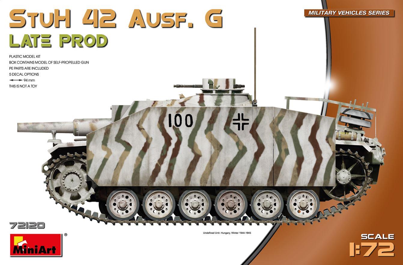 Miniart 72120 1/72 Scale StuH 42 Ausf. G LATE PROD