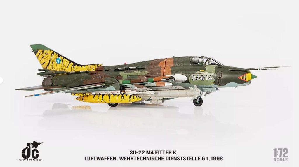 JC Wings 72SU20004 1/72 Scale SU-22M4 Fitter K German AF 1998