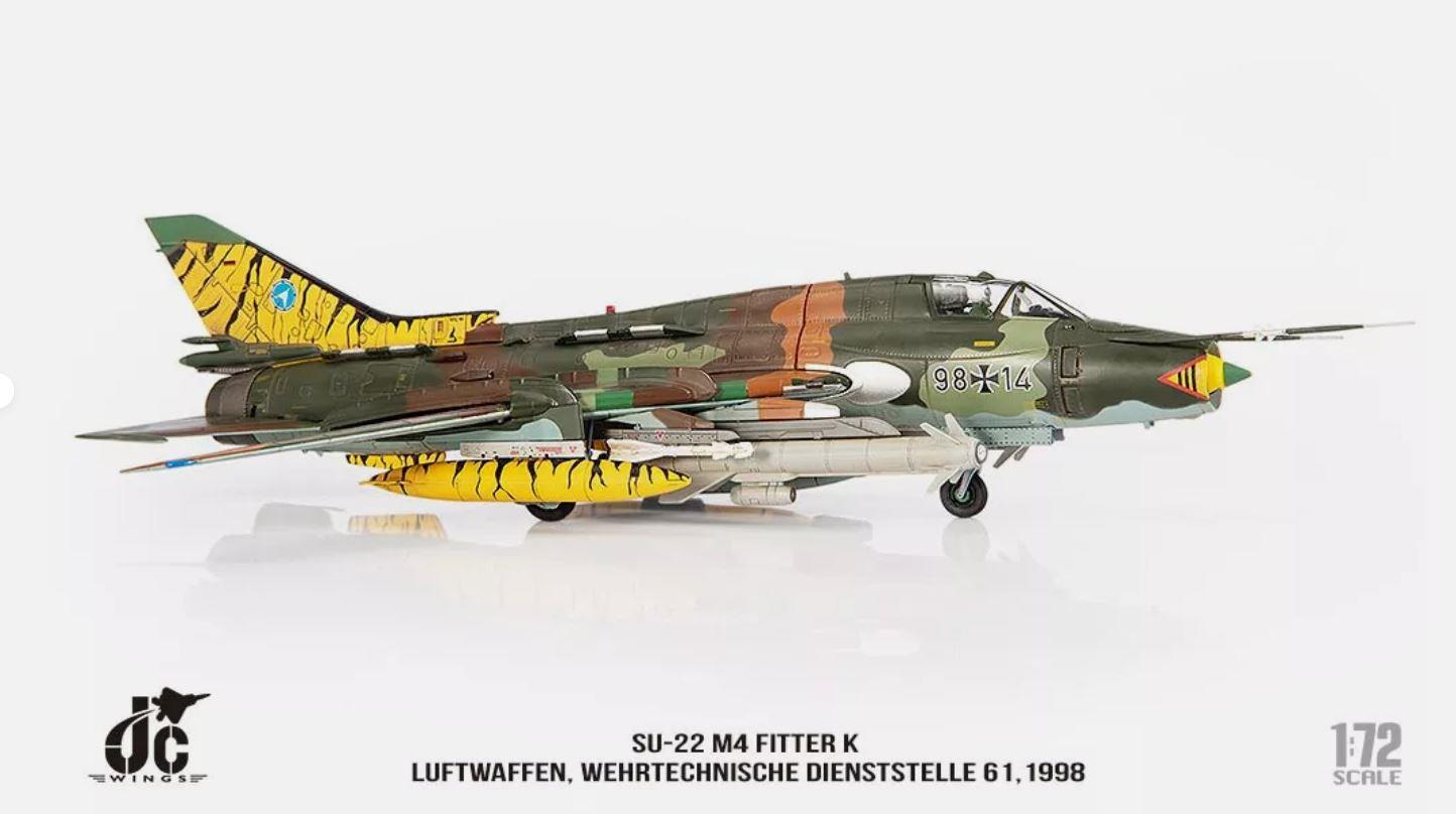 JC Wings 72SU20004 1/72 Scale SU-22M4 Fitter K German AF 1998