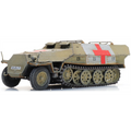 Artitec 1:87 Scale Sdkfz 251/8 Ausf D Sanitatspanzer (WM) Ready-Made, Painted