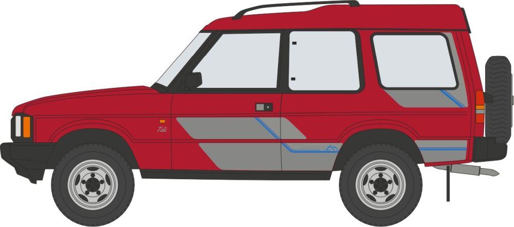 Oxford Diecast 1:76 Scale Land Rover Discovery 1 Foxfire