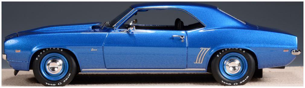 GLM 1:43rd Scale Chevrolet COPO Camaro ZL1 Le Mnas Blue Metallic 1969